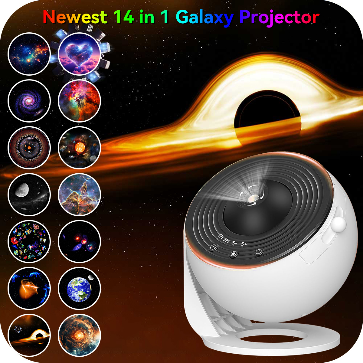 Planetarium Projector Home - Galaxy Projector LED Night Light Nebula