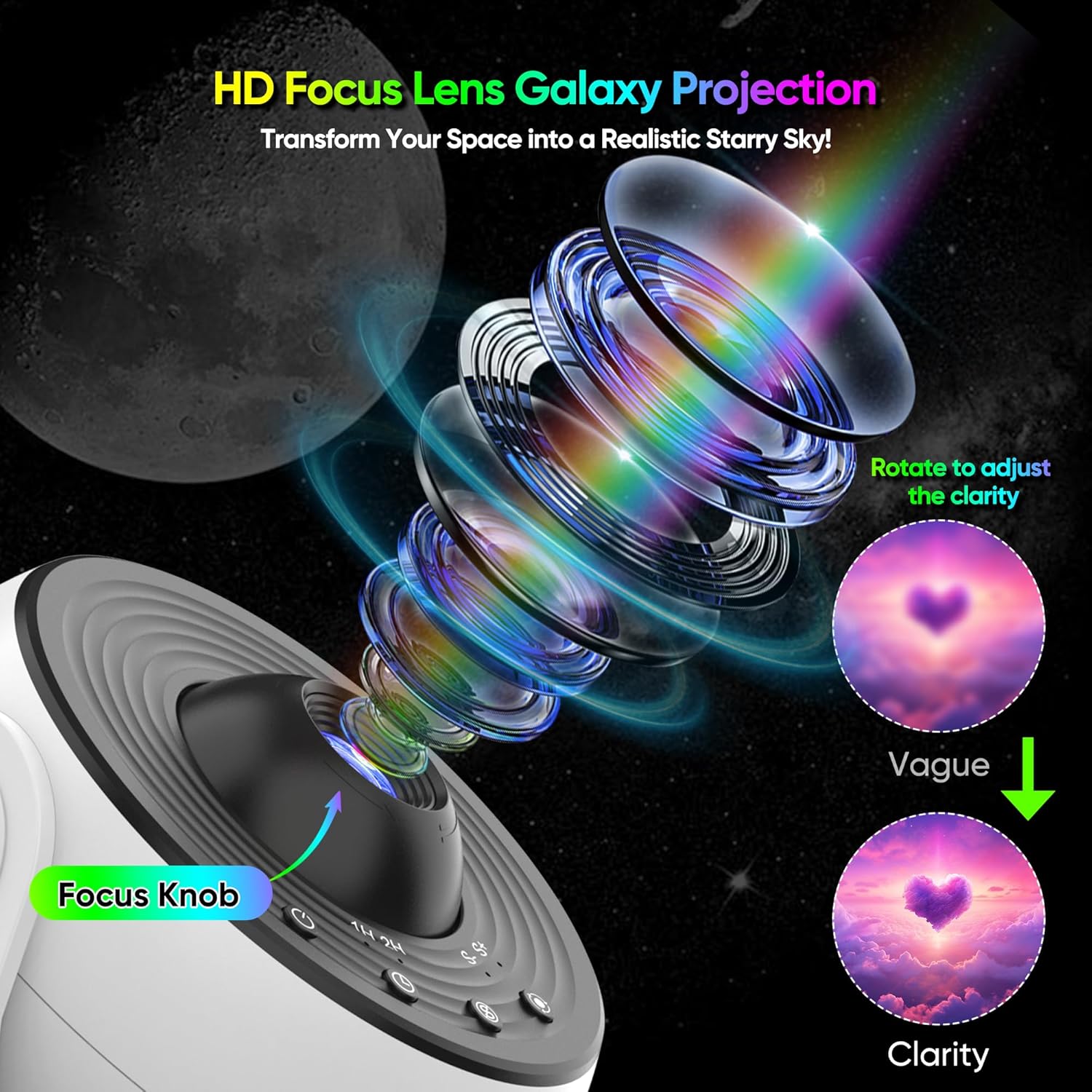 Bedroom Galaxy Projector Pro,  - Planetarium Projector Home のレビューと価格