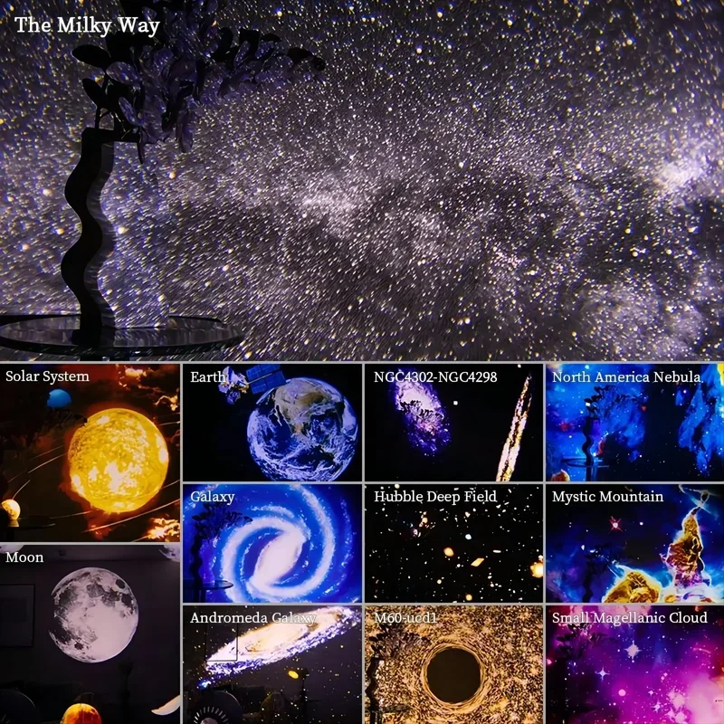 New Star Projector Galaxy Ligh - Planetarium Projector Home のレビューと価格