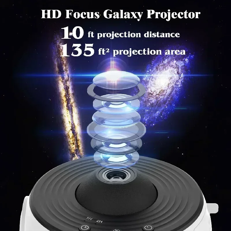 New Star Projector Galaxy Ligh - Planetarium Projector Home のレビューと価格