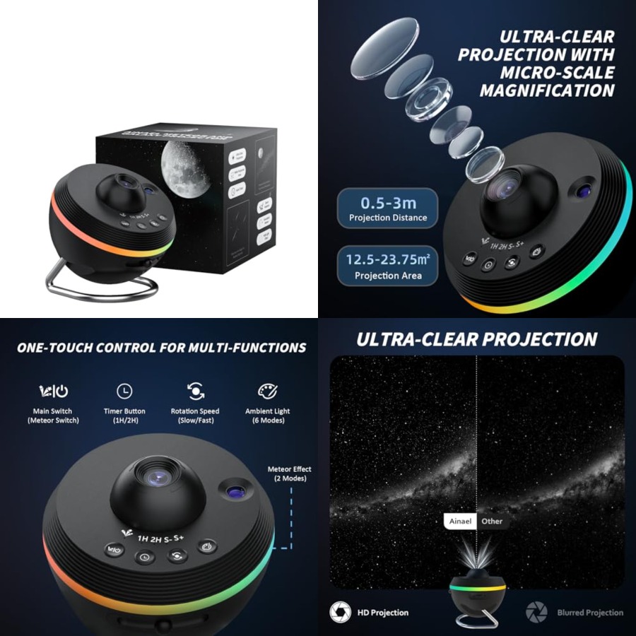 Galaxy Projector, Star Project - Planetarium Projector Home のレビューと価格