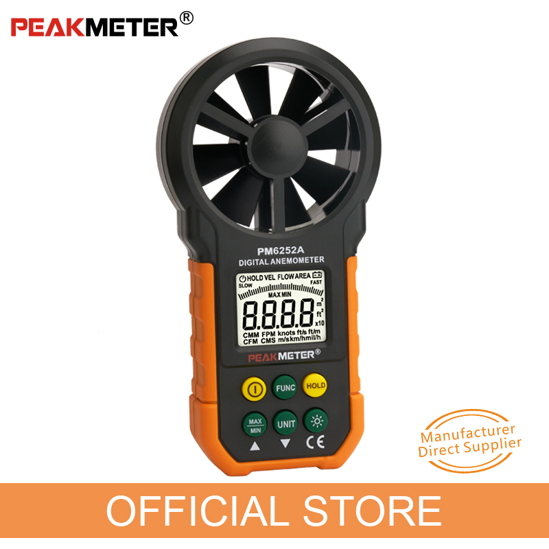 PEAKMETER PM6252A Handheld Ane - Anemometer Wind Speed のレビューと価格