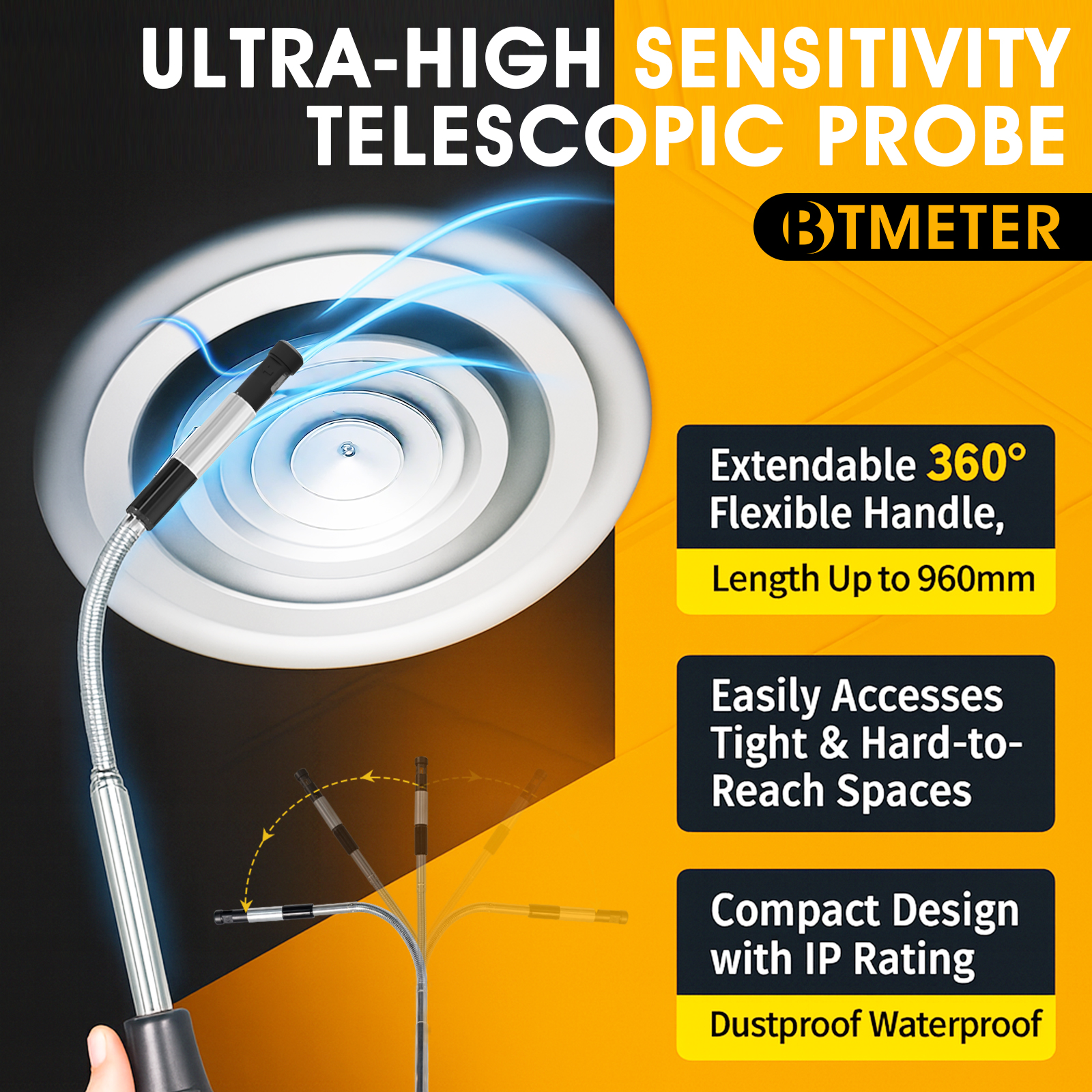 2026 New Model BT-9000F Handhe - Anemometer Wind Speed のレビューと価格