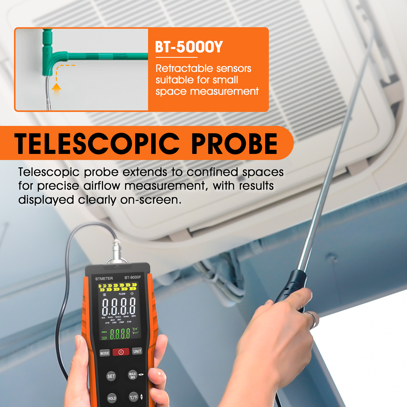 2026 New Model BT-9000F Handhe - Anemometer Wind Speed のレビューと価格