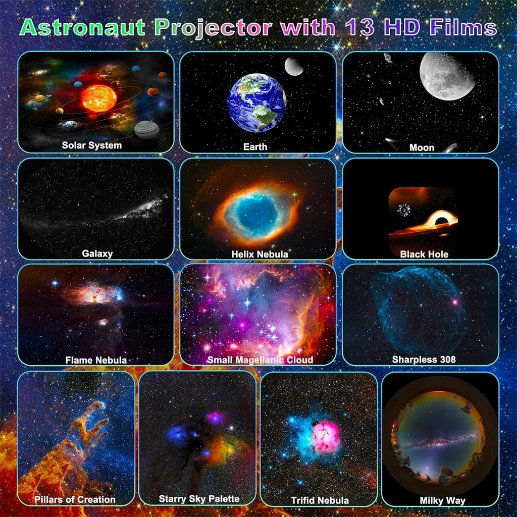 Rocket Astronaut Starry Projec - Planetarium Projector Home のレビューと価格