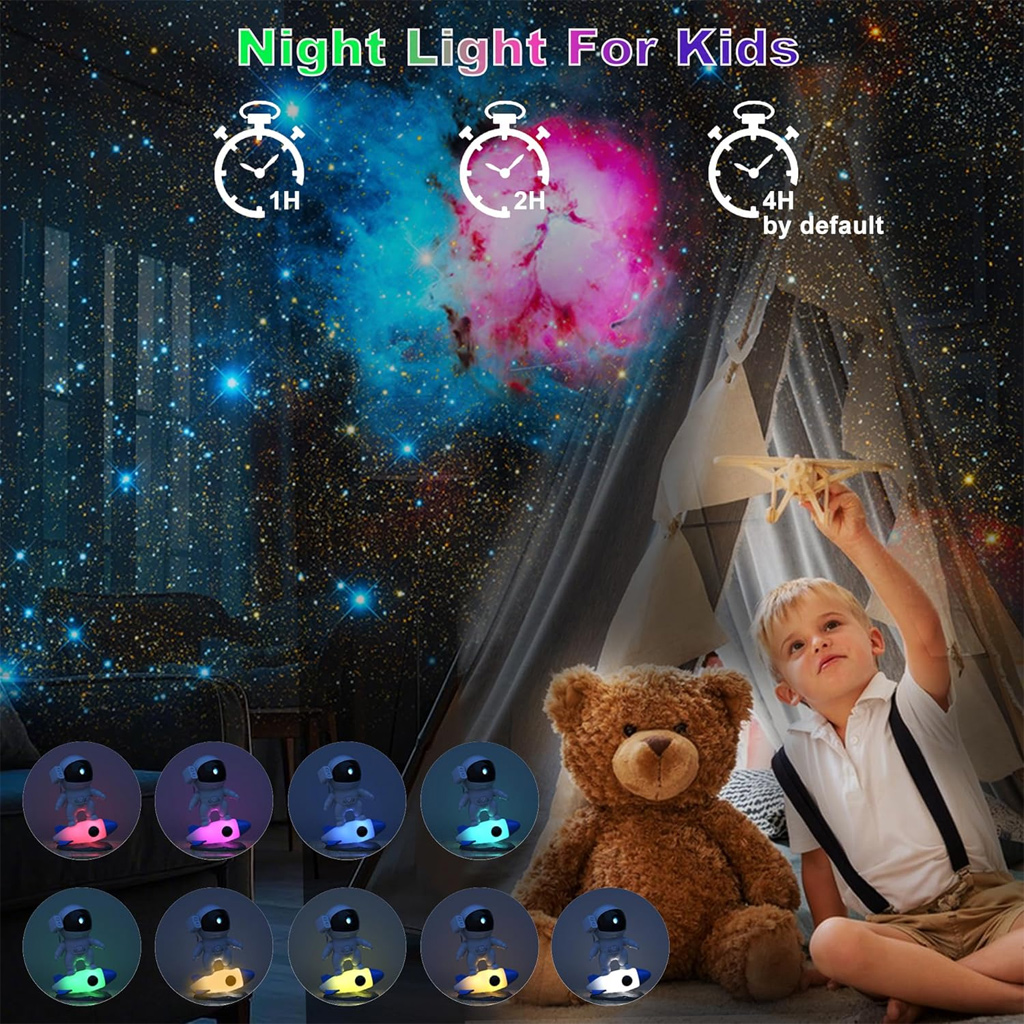 Rocket Astronaut Starry Projec - Planetarium Projector Home のレビューと価格