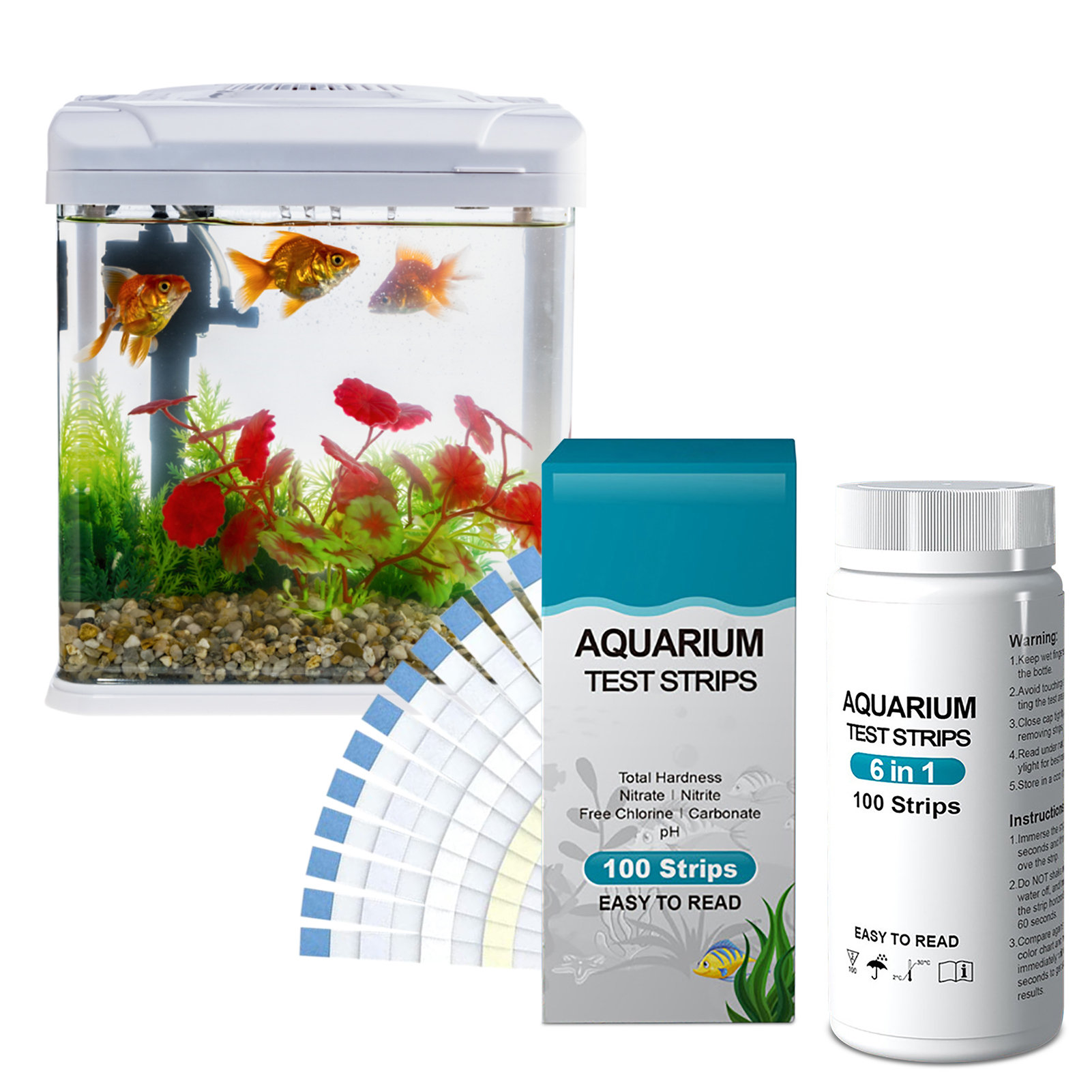 100pcs 6-in-1 Water Quality Te - Water Testing Kit のレビューと価格