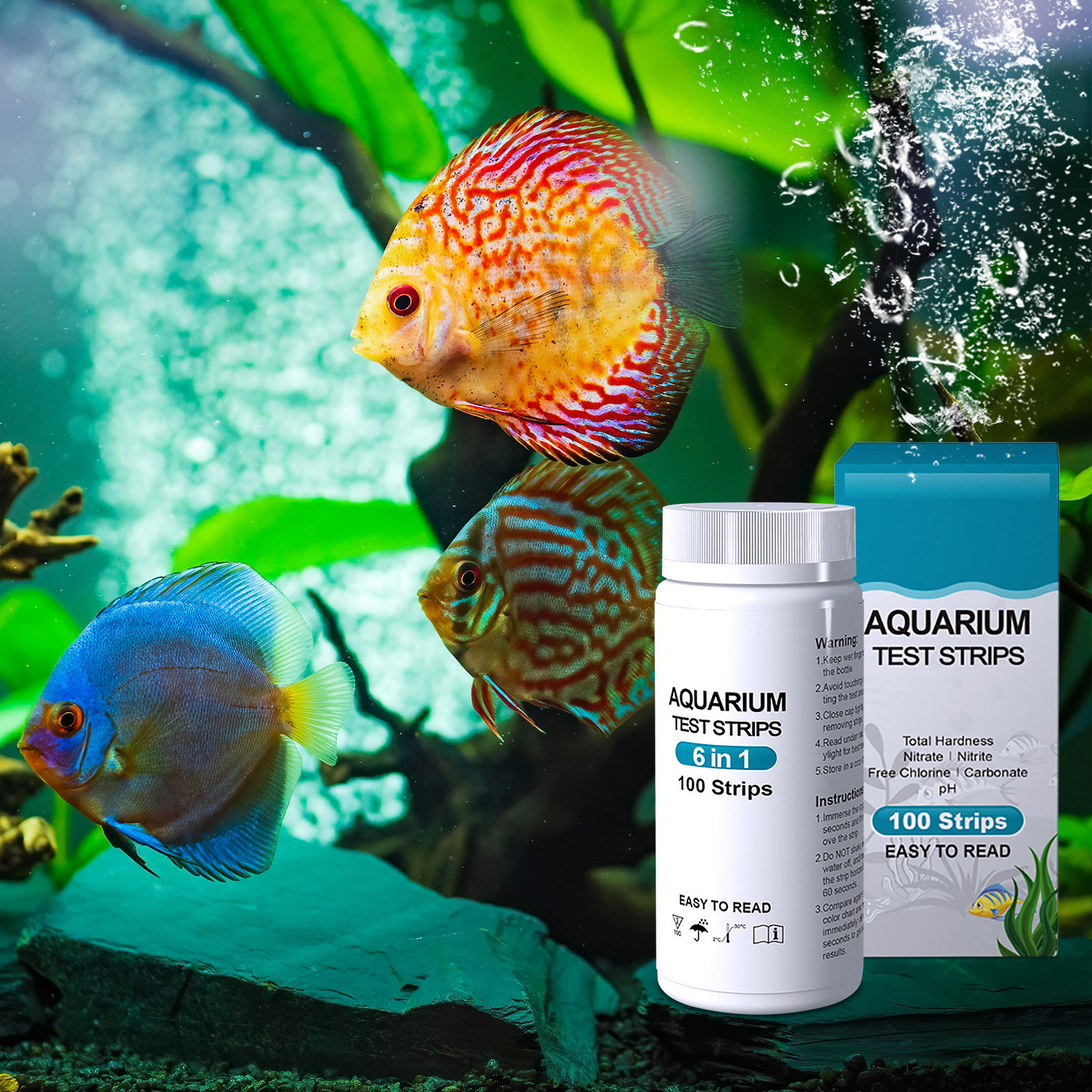 100pcs 6-in-1 Water Quality Te - Water Testing Kit のレビューと価格