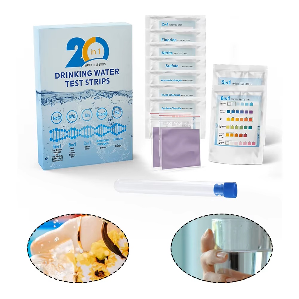 YAGO 20 in 1 Water Test Strips - Water Testing Kit のレビューと価格