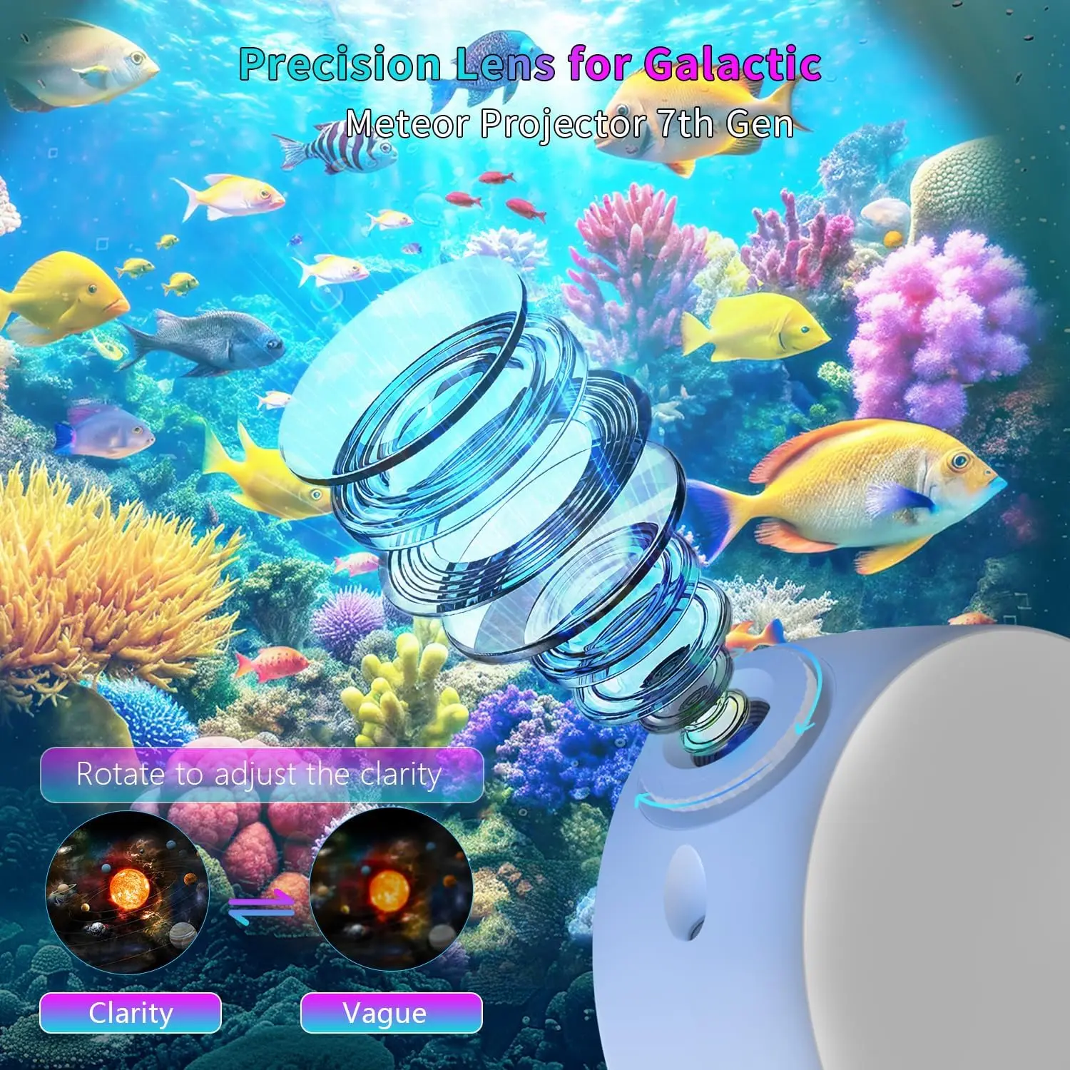 Galaxy Projector 13 Film Discs - Planetarium Projector Home のレビューと価格