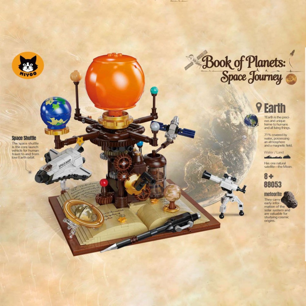 672pcs Solar System Orrery Bui - Solar System Orrery のレビューと価格