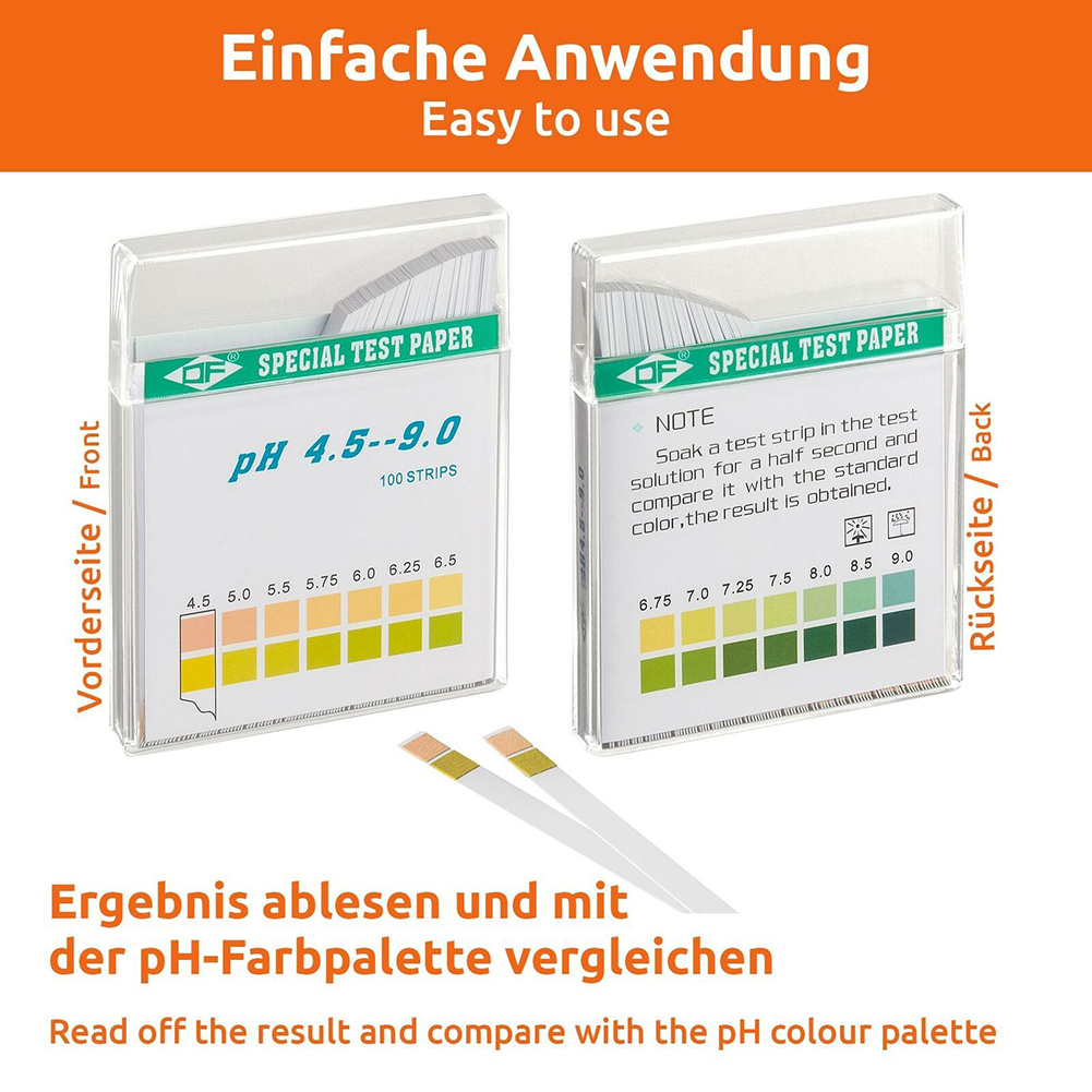 100Pcs PH Paper Strips Kit Hou - Water Testing Kit のレビューと価格