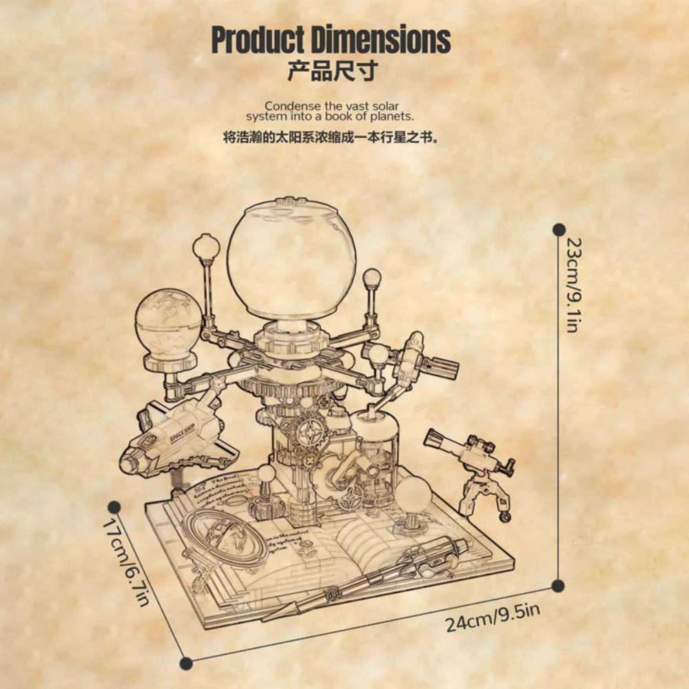 672PCS STEM Building Blocks So - Solar System Orrery のレビューと価格
