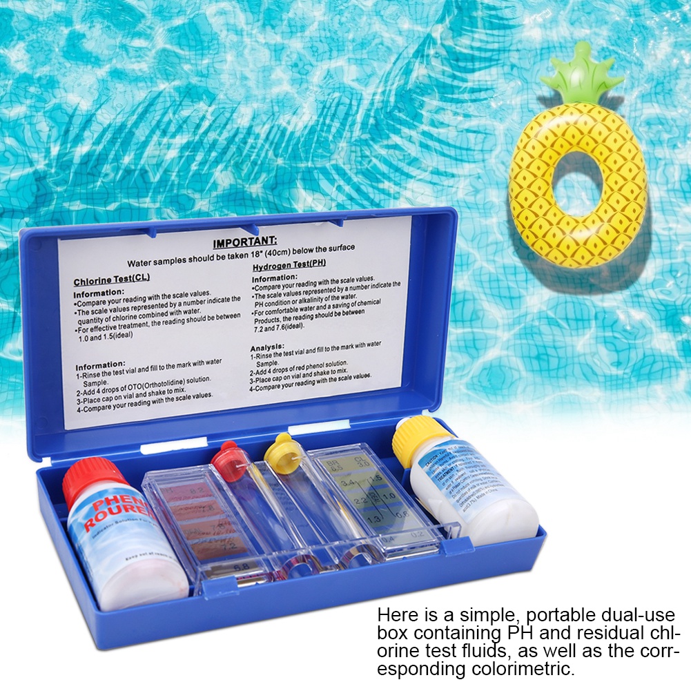 PH Chlorine Water Quality Test - Water Testing Kit のレビューと価格