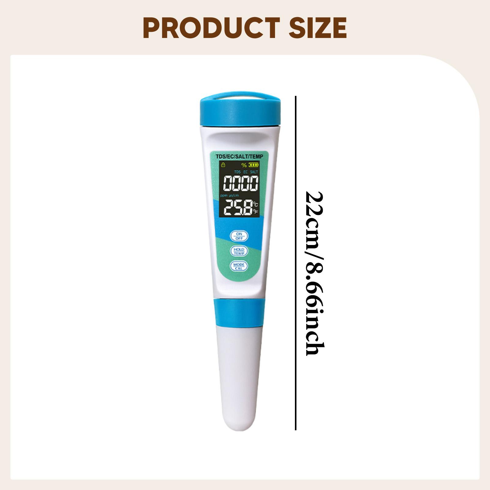 4 in 1 EC TDS SALT Temperature - Water Testing Kit のレビューと価格