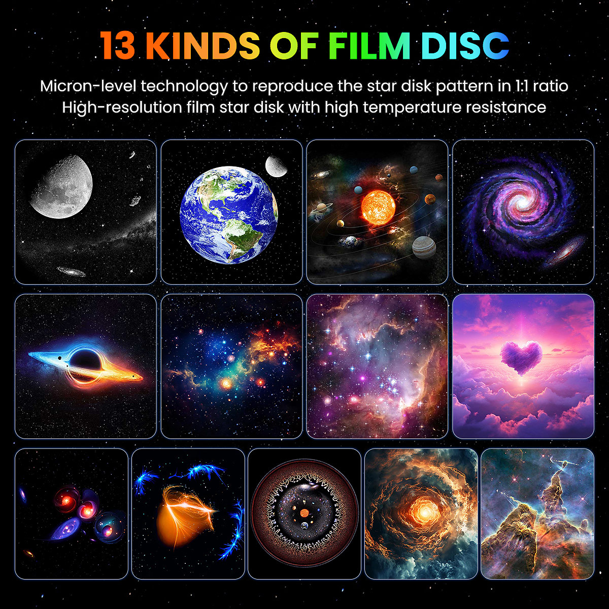 Upgrade 13 in 1 Starry Sky 4K  - Planetarium Projector Home のレビューと価格
