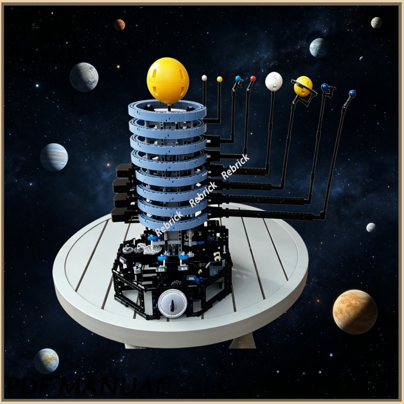 Exquisite MOC Construction Bri - Solar System Orrery のレビューと価格