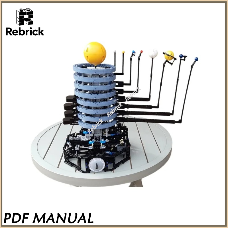 Exquisite MOC Construction Bri - Solar System Orrery のレビューと価格