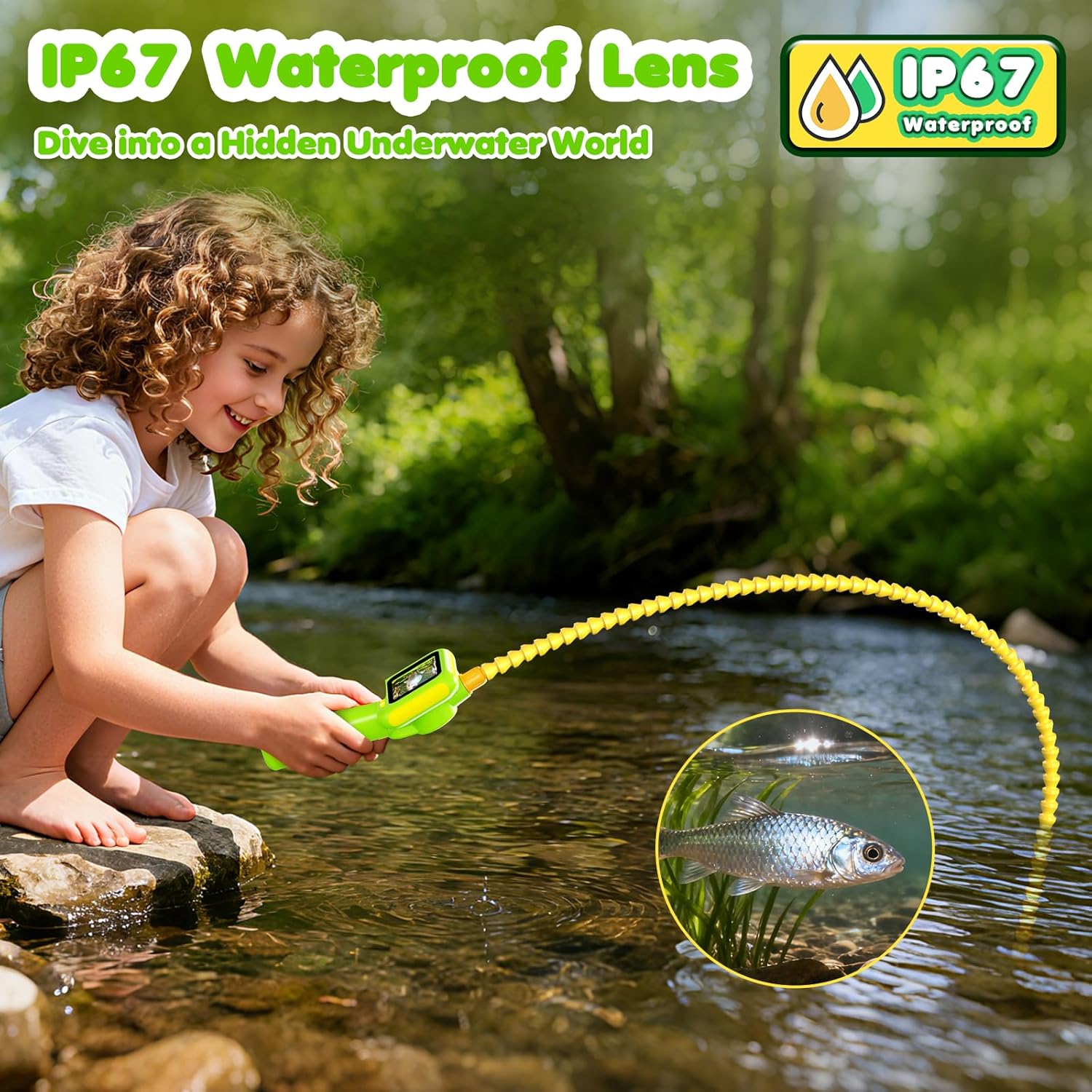 Endoscope for Kids, Borescope  - Science Kit のレビューと価格