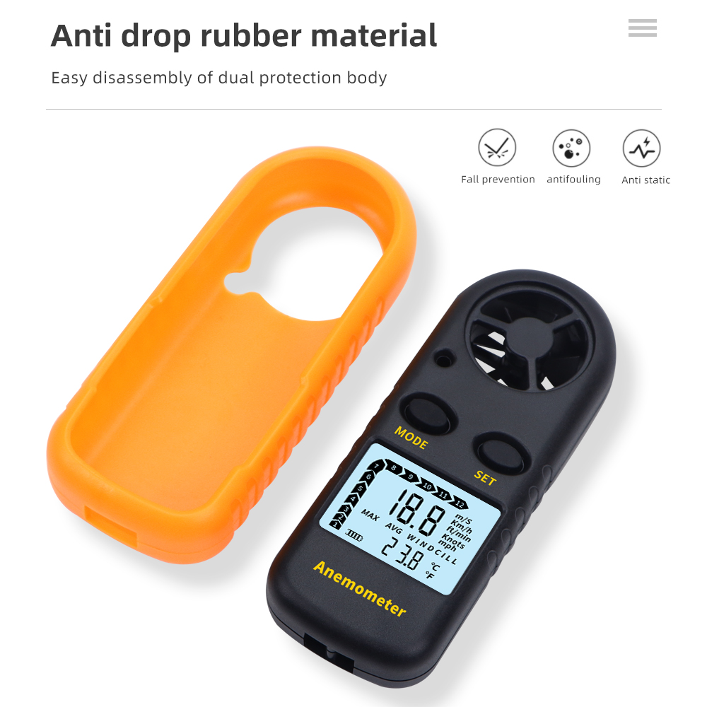 LCD Digital Anemometer Mini Po - Anemometer Wind Speed のレビューと価格