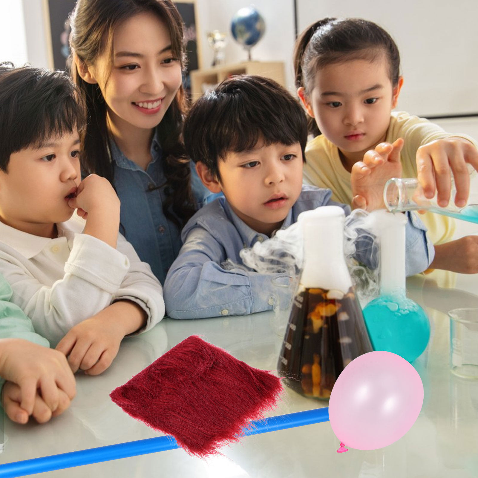 1Set Friction Electrostatic Ex - Science Kit のレビューと価格