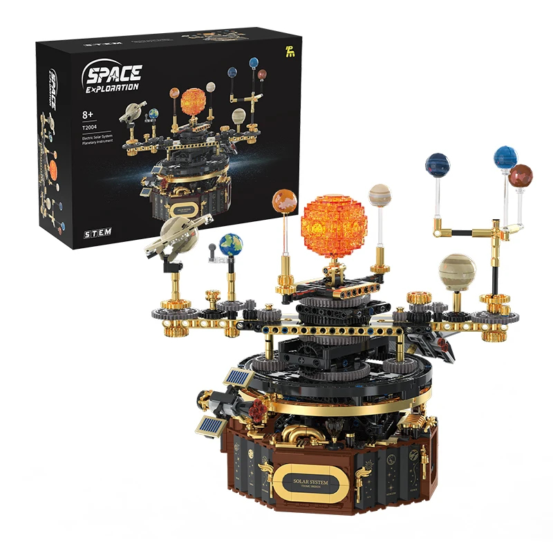 1098pcs Technical Solar System - Solar System Orrery のレビューと価格