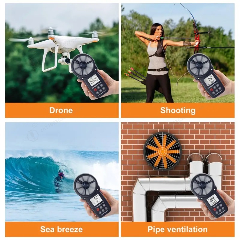 BT-100 Digital Anemometer Hand - Anemometer Wind Speed のレビューと価格