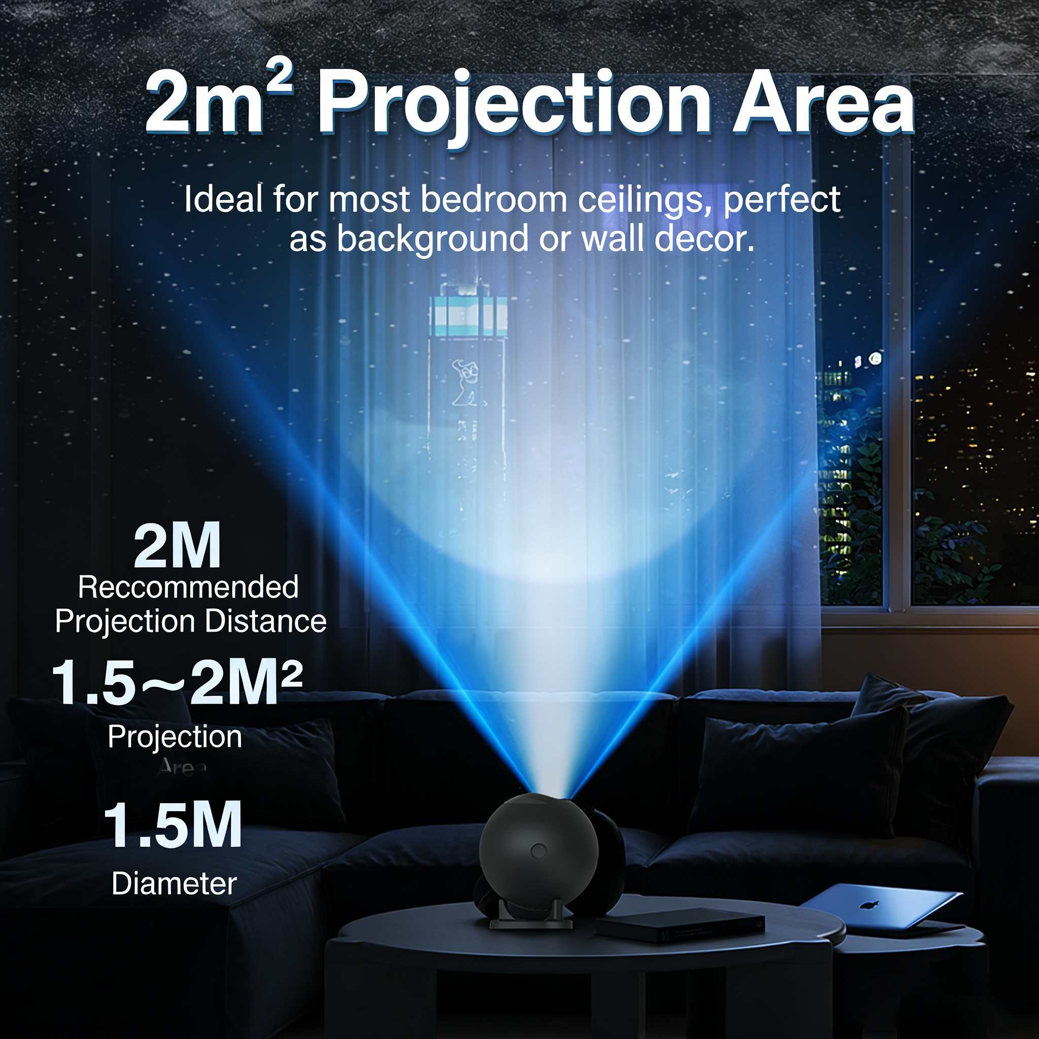 360° Rotatable Galaxy Star Pro - Planetarium Projector Home のレビューと価格